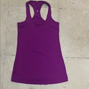 Lululemon Athletica Vibrant Purple Racerback Tank Top